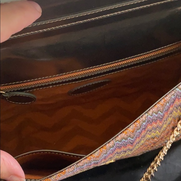 MISSONI Lurex shoulder bag NWT - Picture 8 of 11